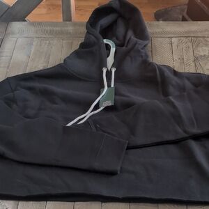 Black Crop Hoodie by Wild Fable